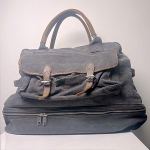 Vintage Marc by Marc Jacobs Grey Canvas Travel Duffle